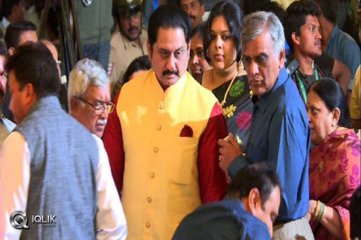 Celebs At Gali Janardhan Reddy Daughter Marriage
